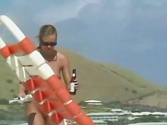 A splendid nude beach voyeur video shot with a spy cam