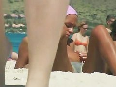 A splendid nude beach voyeur video shot with a spy cam
