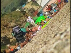 Excellent nude beach voyeur video