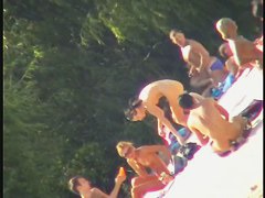 Nude beach sexy girls craze voyeur video