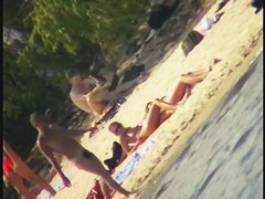 Nude beach sexy girls craze voyeur video