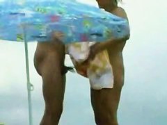 Real amateur mature hidden nudist voyeur video