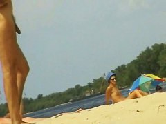 Great spy cam voyeur video of people on a nude beach