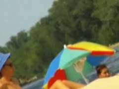Great spy cam voyeur video of people on a nude beach