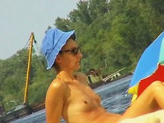 Great spy cam voyeur video of people on a nude beach