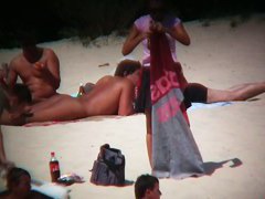 Nudist beach voyeur shots of sexy and tanned women