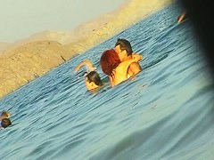 Nude beach voyeur images with sexy babes