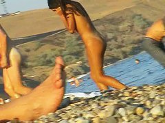 Nude beach voyeur images with sexy babes