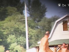 Sexy beach nudists enjoy the hot summer day on voyeur cam