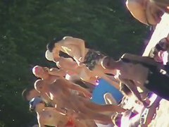 Brunette teen beach nudist clip