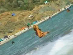This is a hardcore nude beach with many boobs and asses