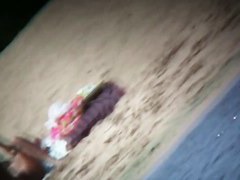 Genius beach voyeur video of girls spreading their legs