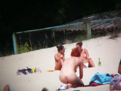 Gingers and other sexy, naked women nude beach voyeur video