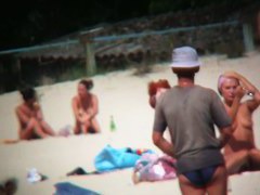 Gingers and other sexy, naked women nude beach voyeur video