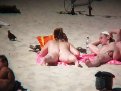 Nude beach voyeur shoots  hotties with a hidden cam