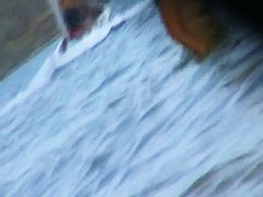 Nude beach voyeur scenes with amateurs bathing in the sea