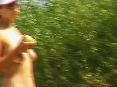 That is a russian beach that is packed up with naked women