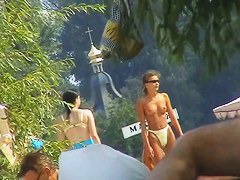 That is a russian beach that is packed up with naked women