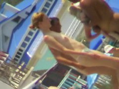 Amateur sexy beach nudist on video