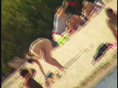 Sexy amateur hidden beach cam video