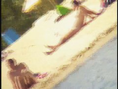 Sexy amateur hidden beach cam video