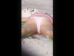 spy two hot teen beach ass cameltoe 183