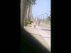 nice fat beach booty jiggly ass spy 54