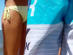 Candid Beach Bikini Butt Ass West Michigan Booty RWB