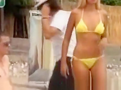 Sexy blonde on the beach