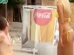 Sexy blonde on the beach