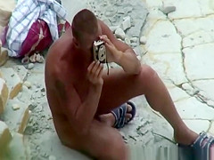 Dude takes pictures of topless girlfriend