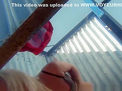 View hidden camera in changing cabins
