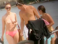 Small tits nudist and topless women