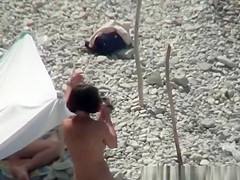 Short hair nudist woman with nice body