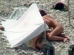 Short hair nudist woman with nice body