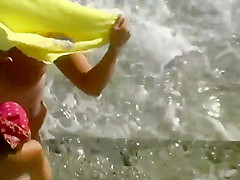 Gorgeous curves of her naked body