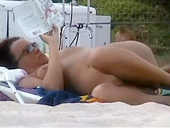 Great looking mature nudist woman