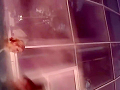 Underwater voyeur in swimming pool