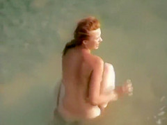 Sensual missionary sex on a beach