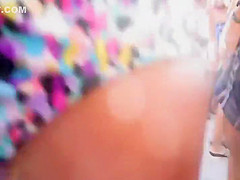 Following her around the beach party