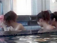 Sights from asian female pool