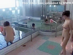 Sights from asian female pool