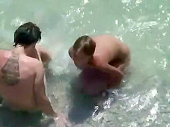 Frisky teen girl straddles her man