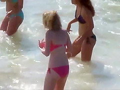 Busty girl accidentally shows nudity