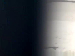 Blonde woman topless with small boobs