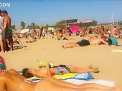 Beauty and the beast on the beach