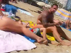 Beauty and the beast on the beach