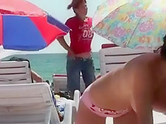 Hot girl sets her big boobs free