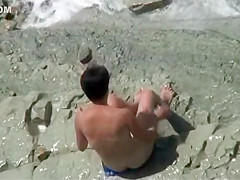 Nice butt of a beach girl