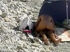 All kinds of lovely asses on beach